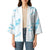 Aloha Hawaii Floral Tapa Kimono Patchwork Turquoise - Polynesian Pride