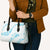 Aloha Hawaii Floral Tapa Leather Bag Patchwork Turquoise - Polynesian Pride