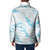 Aloha Hawaii Floral Tapa Padded Jacket Patchwork Turquoise - Polynesian Pride