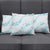 Aloha Hawaii Floral Tapa Pillow Cover Patchwork Turquoise - Polynesian Pride