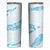 Aloha Hawaii Floral Tapa Skinny Tumbler Patchwork Turquoise - Polynesian Pride