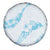 Aloha Hawaii Floral Tapa Spare Tire Cover Patchwork Turquoise - Polynesian Pride