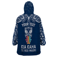 personalised-kia-kaha-te-reo-maori-wearable-blanket-hoodie-hei-tiki-mix-koru-navy-blue