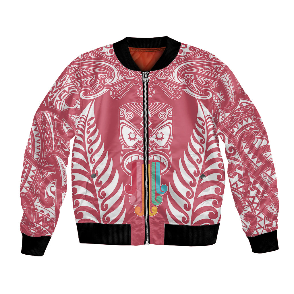 personalised-kia-kaha-te-reo-maori-bomber-jacket-hei-tiki-mix-koru-pink