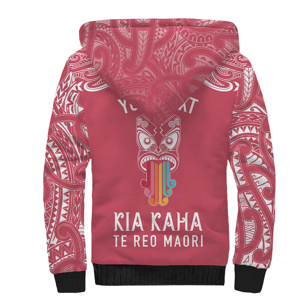 personalised-kia-kaha-te-reo-maori-sherpa-hoodie-hei-tiki-mix-koru-pink