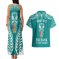 personalised-kia-kaha-te-reo-maori-couples-matching-tank-maxi-dress-and-hawaiian-shirt-hei-tiki-mix-koru-teal