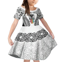 personalised-kia-kaha-te-reo-maori-family-matching-mermaid-dress-and-hawaiian-shirt-hei-tiki-mix-koru-white