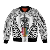 personalised-kia-kaha-te-reo-maori-sleeve-zip-bomber-jacket-hei-tiki-mix-koru-white