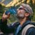 Outrigger Canoe Blue 4 in 1 Can Cooler Tumbler On The Waves