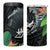 Outrigger Canoe Black 4 in 1 Can Cooler Tumbler On The Waves