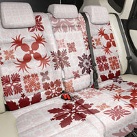 Vintage Hawaii Back Car Seat Cover Hawaiian Quilt Kapa Mismatch Red
