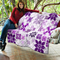 Vintage Hawaii Quilt Hawaiian Quilt Kapa Mismatch Purple LT7 - Polynesian Pride