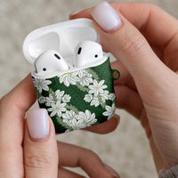 Ia Orana Tahiti Tiare AirPods Case Sage Green Lei - Polynesian Pride