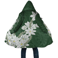 Ia Orana Tahiti Tiare Cloak Sage Green Lei - Polynesian Pride