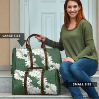 Ia Orana Tahiti Tiare Travel Bag Sage Green Lei - Polynesian Pride