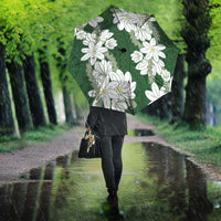 Ia Orana Tahiti Tiare Umbrella Sage Green Lei - Polynesian Pride