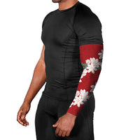 Ia Orana Tahiti Tiare Arm Sleeves Crimson Lei - Polynesian Pride