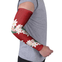 Ia Orana Tahiti Tiare Arm Sleeves Crimson Lei - Polynesian Pride