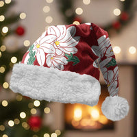 Ia Orana Tahiti Tiare Christmas Santa Hat Crimson Lei - Polynesian Pride