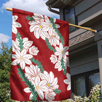 Ia Orana Tahiti Tiare Garden Flag Crimson Lei - Polynesian Pride
