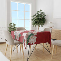 Ia Orana Tahiti Tiare Tablecloth Crimson Lei - Polynesian Pride