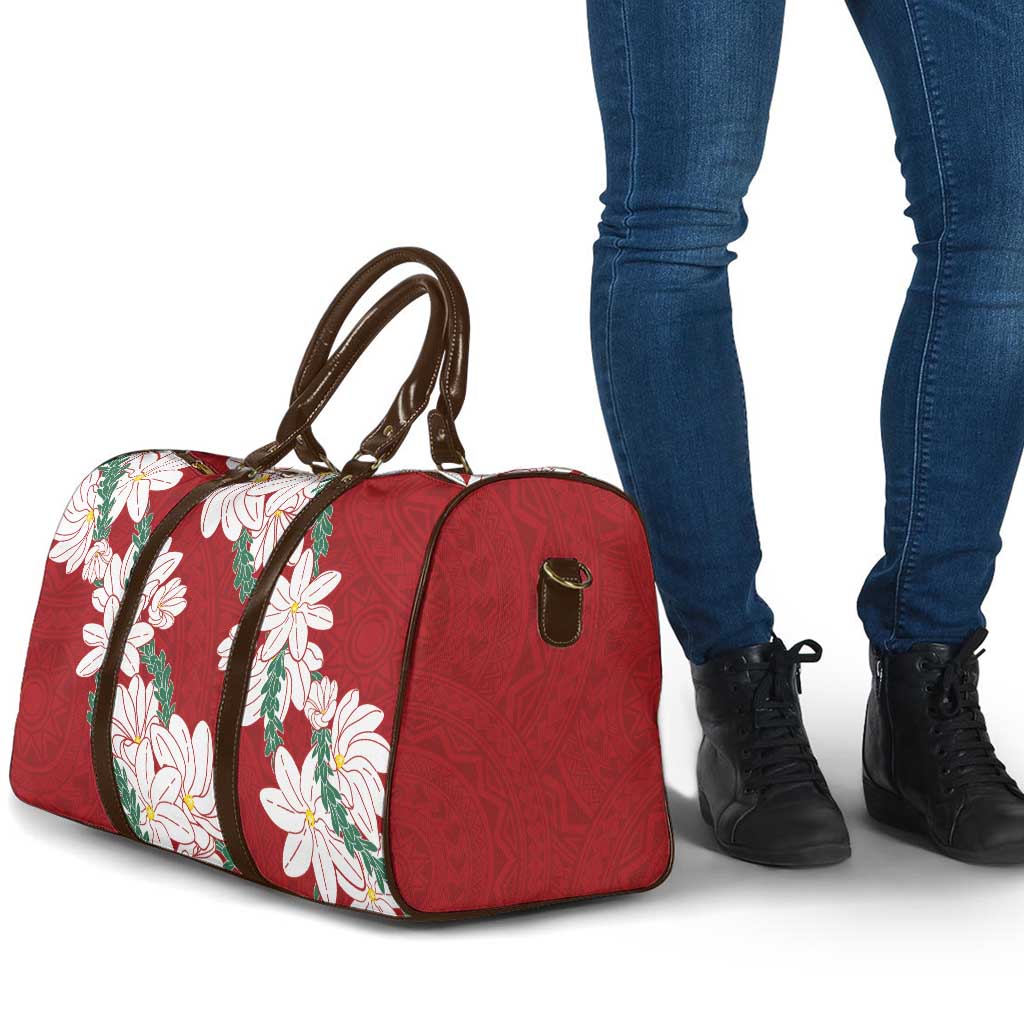 Ia Orana Tahiti Tiare Travel Bag Crimson Lei - Polynesian Pride