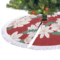 Ia Orana Tahiti Tiare Tree Skirt Crimson Lei - Polynesian Pride
