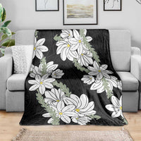 Ia Orana Tahiti Tiare Blanket Black Lei - Polynesian Pride