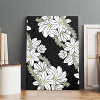 Ia Orana Tahiti Tiare Canvas Wall Art Black Lei - Polynesian Pride