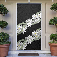 Ia Orana Tahiti Tiare Door Cover Black Lei - Polynesian Pride