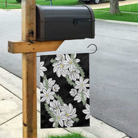 Ia Orana Tahiti Tiare Garden Flag Black Lei - Polynesian Pride