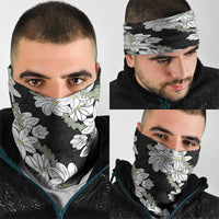 Ia Orana Tahiti Tiare Neck Gaiter Black Lei - Polynesian Pride