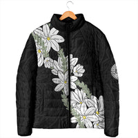 Ia Orana Tahiti Tiare Padded Jacket Black Lei - Polynesian Pride