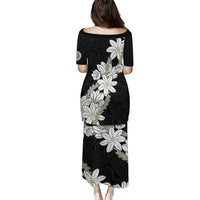 Ia Orana Tahiti Tiare Puletasi Black Lei - Polynesian Pride