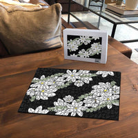 Ia Orana Tahiti Tiare Puzzle Black Lei - Polynesian Pride