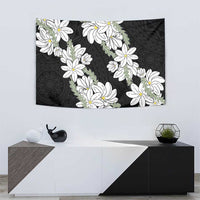 Ia Orana Tahiti Tiare Tapestry Black Lei - Polynesian Pride