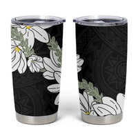 Ia Orana Tahiti Tiare Tumbler Cup Black Lei - Polynesian Pride