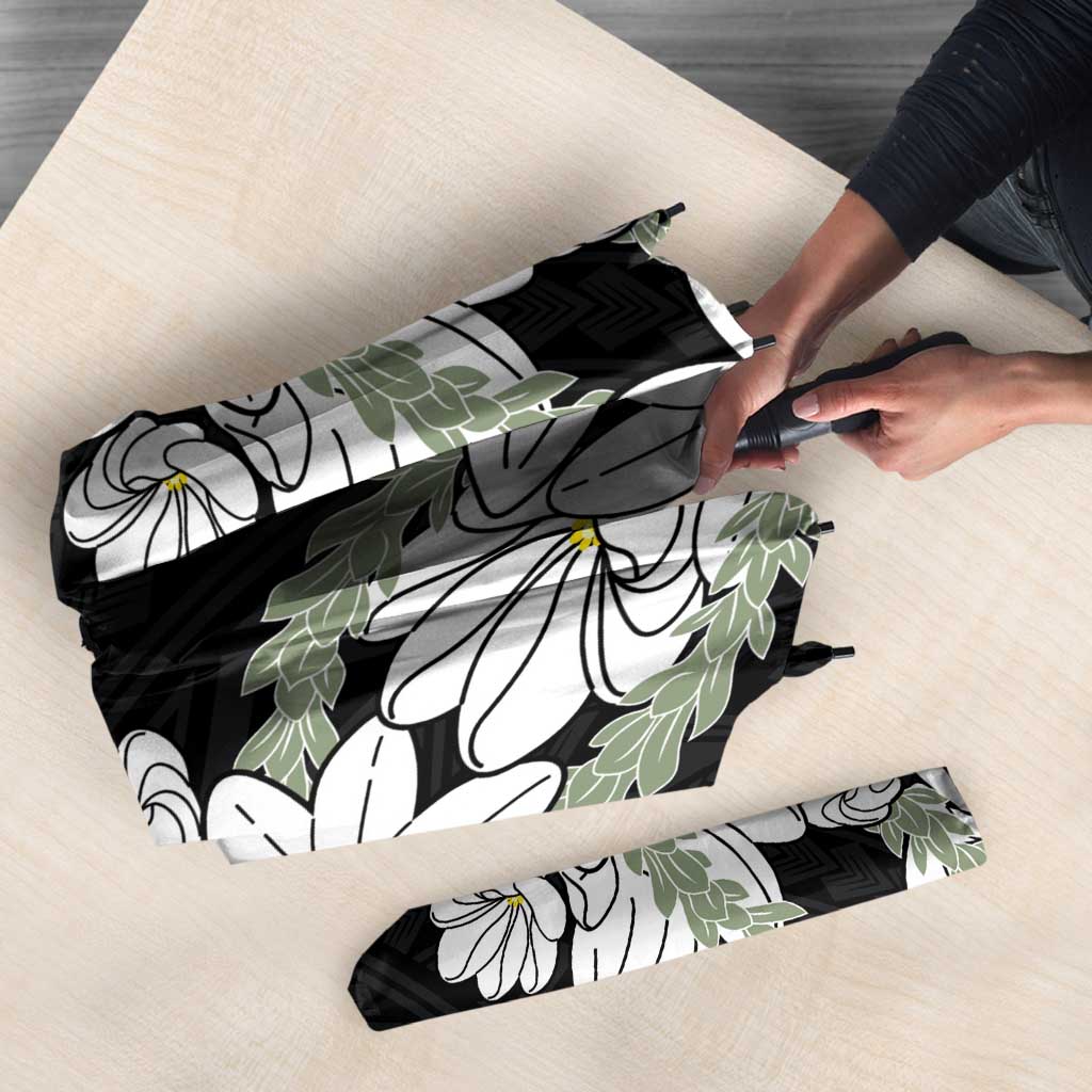 Ia Orana Tahiti Tiare Umbrella Black Lei - Polynesian Pride