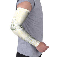 Ia Orana Tahiti Tiare Arm Sleeves Lemon Yellow Lei - Polynesian Pride