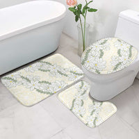 Ia Orana Tahiti Tiare Bathroom Set Lemon Yellow Lei - Polynesian Pride