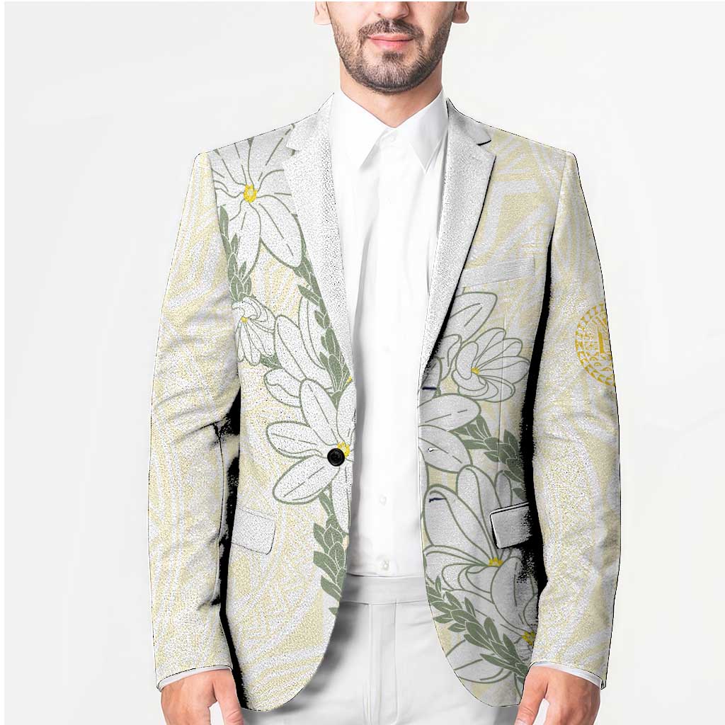 Ia Orana Tahiti Tiare Blazer Lemon Yellow Lei - Polynesian Pride