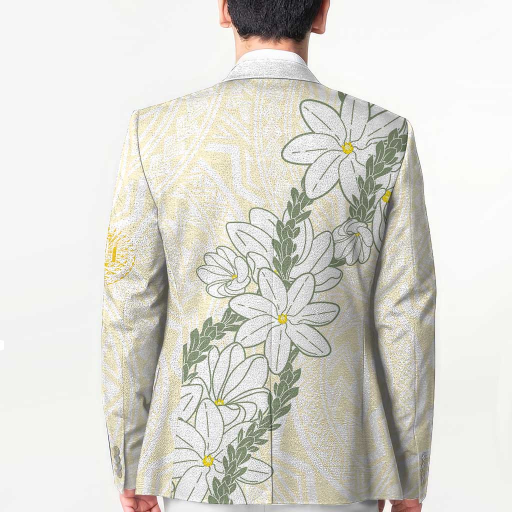 Ia Orana Tahiti Tiare Blazer Lemon Yellow Lei - Polynesian Pride