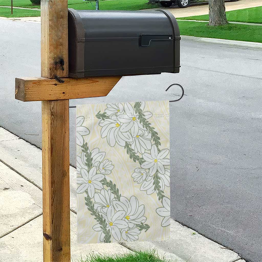 Ia Orana Tahiti Tiare Garden Flag Lemon Yellow Lei - Polynesian Pride