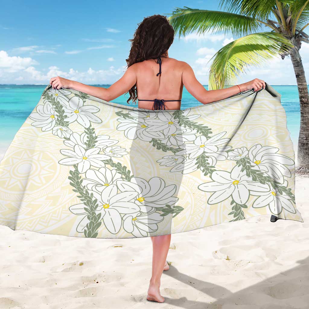 Ia Orana Tahiti Tiare Sarong Lemon Yellow Lei - Polynesian Pride