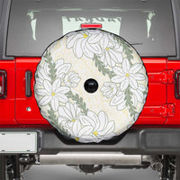 Ia Orana Tahiti Tiare Spare Tire Cover Lemon Yellow Lei - Polynesian Pride