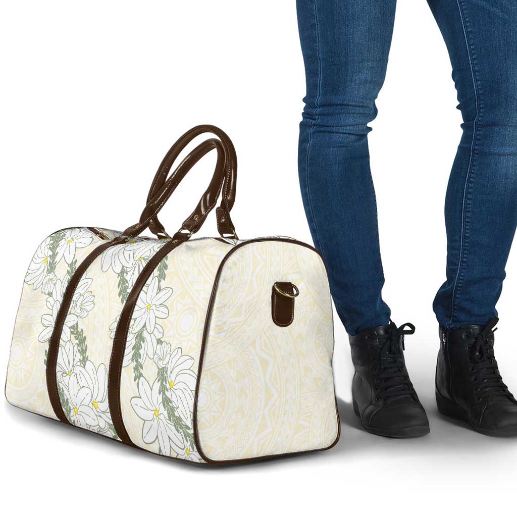 Ia Orana Tahiti Tiare Travel Bag Lemon Yellow Lei - Polynesian Pride