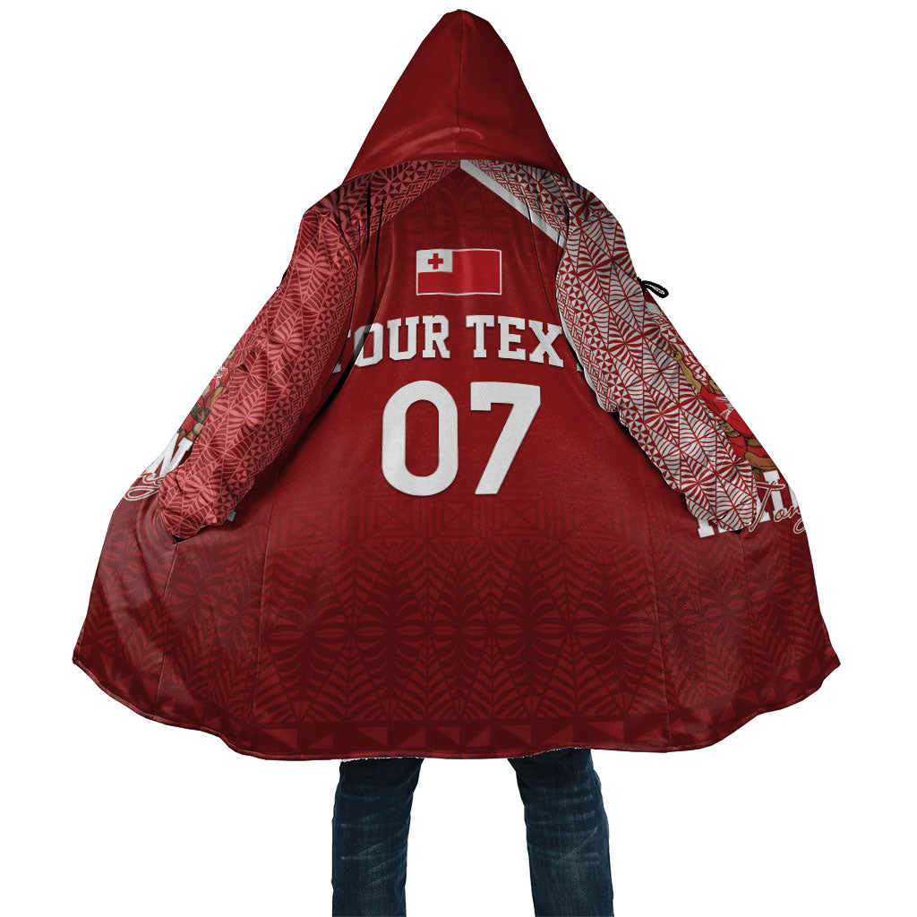 Mate Ma'a Tonga Custom Ngatu Cloak Kainga - Sipi Tau LT7 Unisex Red - Polynesian Pride