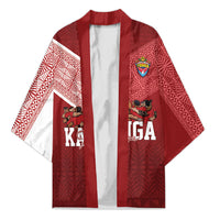 Mate Ma'a Tonga Custom Ngatu Kimono Kainga - Sipi Tau LT7 Unisex Red - Polynesian Pride