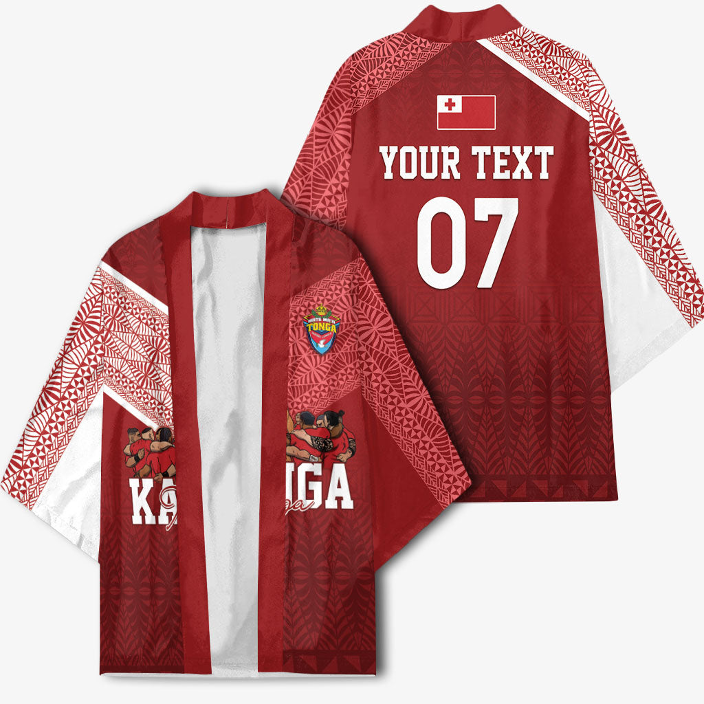 Mate Ma'a Tonga Custom Ngatu Kimono Kainga - Sipi Tau LT7 - Polynesian Pride