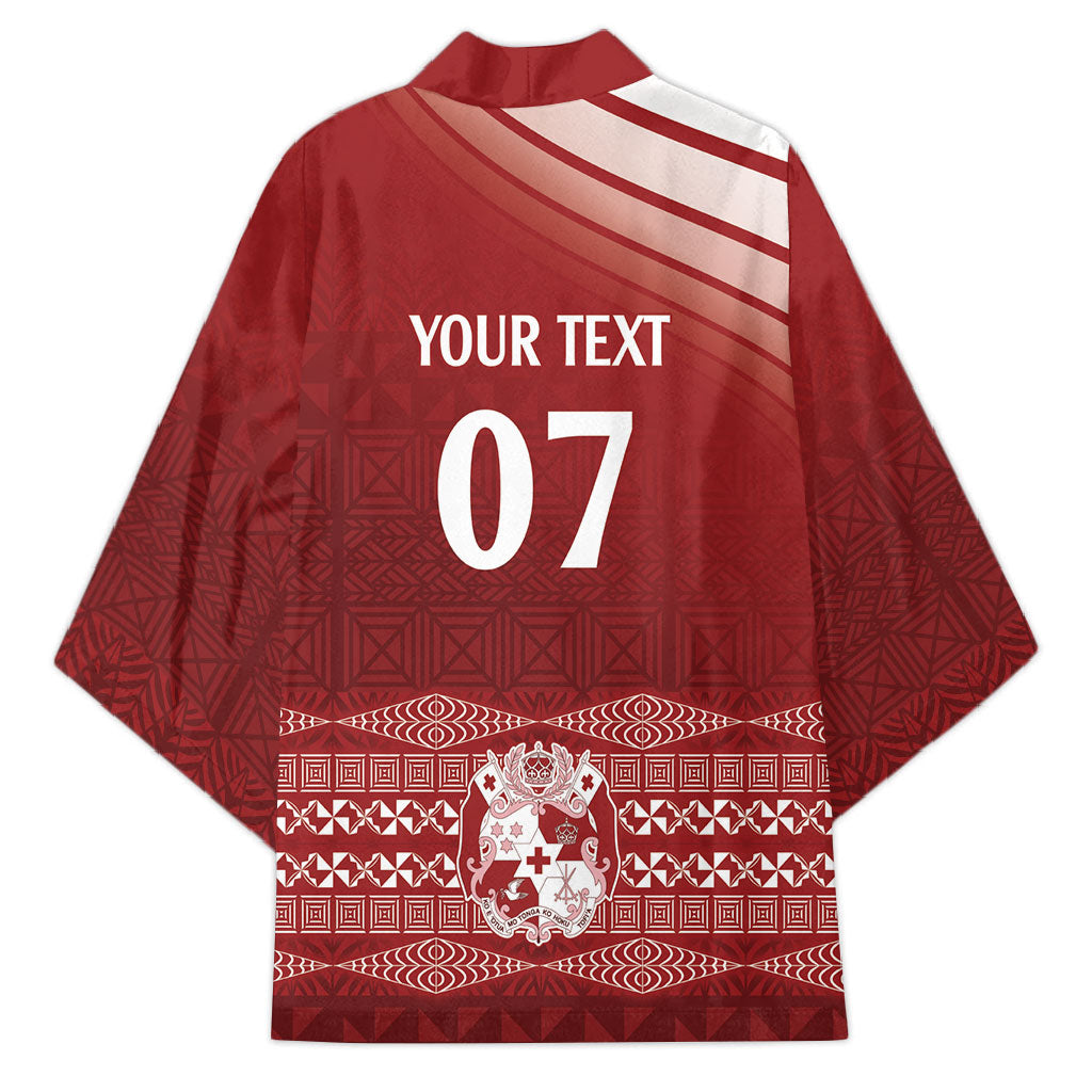 Mate Ma'a Tonga Custom Kimono Basic Ngatu Kupesi Motif LT7 - Polynesian Pride